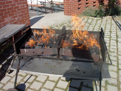 Und das bei 30 Grad im Schatten!