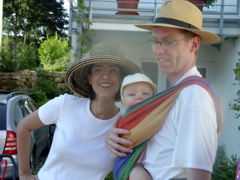 Der j�ngste Besucher! (der in der Mitte ...)