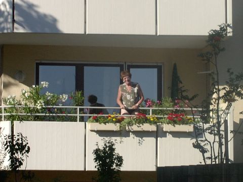 Neugierige Anwohner ...