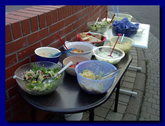 Das �ppige Salatbuffet